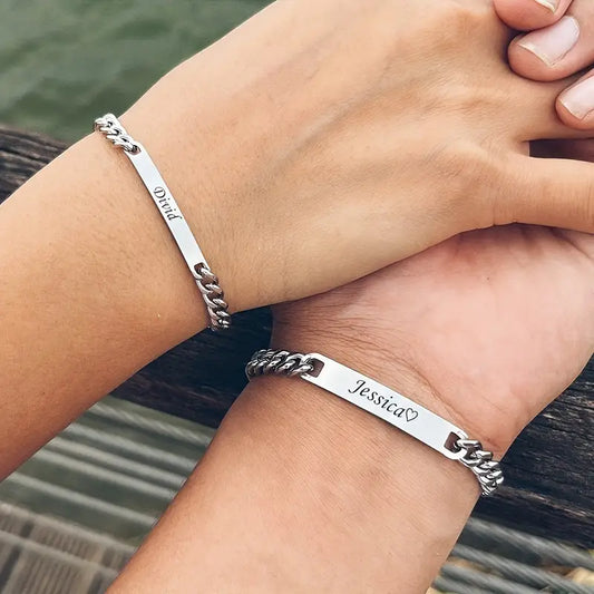 High Quality Stainless Steal Personalized Bracelet (Email name)